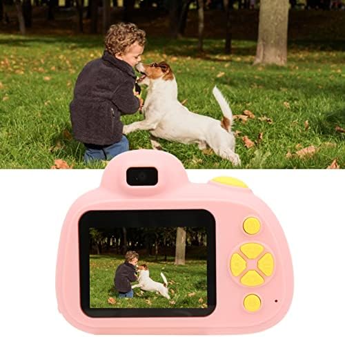Vifemify Cute HD деца дигитална камера мини 2.4 инчи IPS екран играчка играчка за момчиња за девојчиња роденденски подарок камера за деца печатени