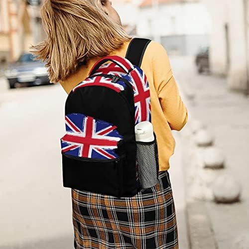 Знаме на Обединетото Кралство Пакети за патувања Мода рамо торба со мала тежина мулти-џебна дневна пакет за шопинг за работа во училишна студија