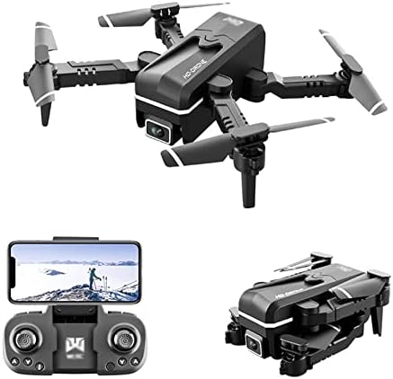 UJIKHSD беспилотни летала со камера за возрасни, 4K HD FPV дрон за деца почетници, преклопен WiFi RC Quadcopter, еден клуч полетува/слета