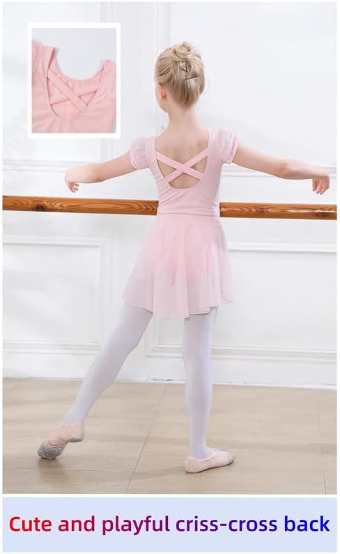 Dipug Ballet Leotards for Girls Dance LeoTard Combo Toddler Отстранлив танц здолниште