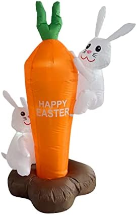Партиски украси за девојчиња Велигденски празник надувување на зајакот на отворено Декорација на отворено Симпатични зајаци и зајаци украсени