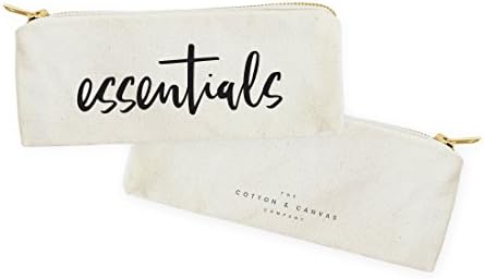 Компанијата Cotton & Canvas Co. Essentials Мал козметички случај и торбичка за патувања за канцеларија и во движење