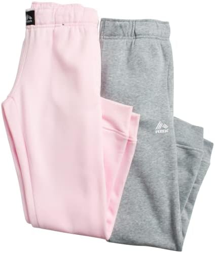 Св. Девојки за девојчиња RBX - 4 пакувања со активни панталони за џогер од руно
