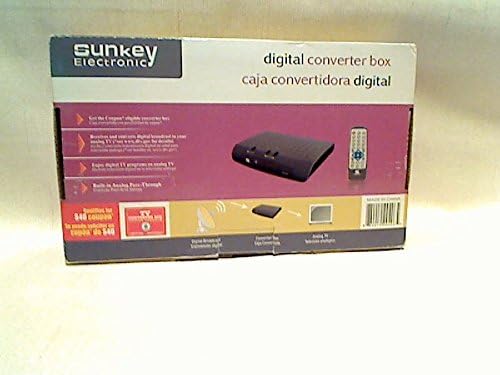 SunKey SK-801ATSC Дигитален конвертор кутија со аналогно поминување низ функција