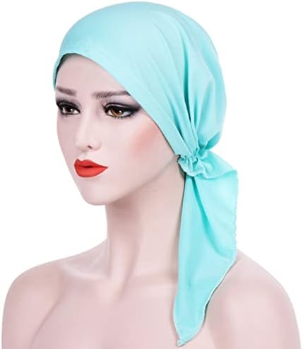Муслимански жени капачиња со шамија на шамија за завиткување на капачето за глава, турбан капа за бејзбол капачиња, спортски обожавател на бејзбол