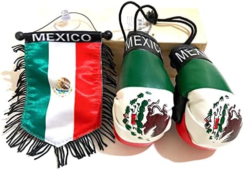 PRK 14 Мексико знаме за автомобили Бандера де Мексико Квалитет Мексикански знамиња се држат до стакло брзо и лесно