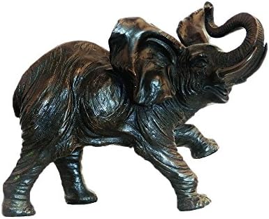 Скулптури од бронзени слонови на слон, скулптури за животни, домови за дома, ydw-080