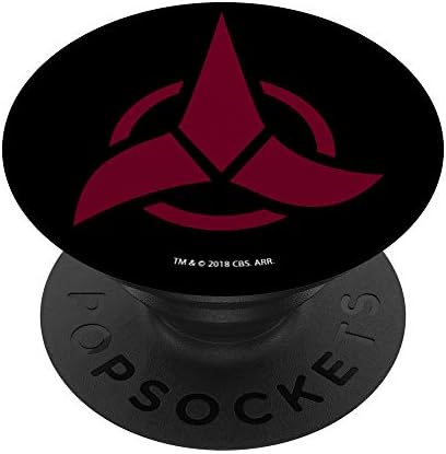 Discovery Star Trek Discovery Klingon Empire Logo PopSockets PopGrip: Заменлива зафат за телефони и таблети