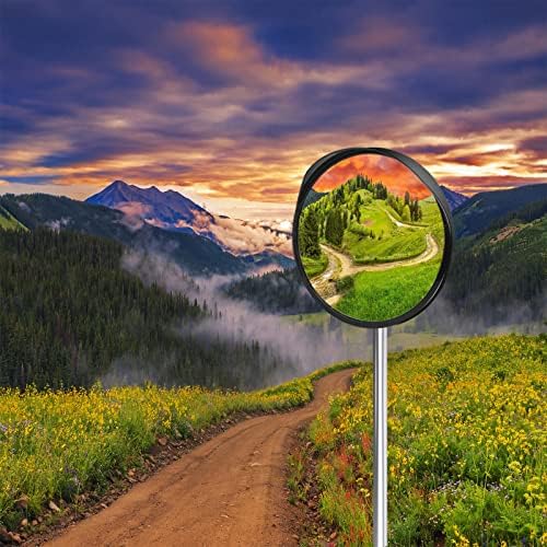 Конвексен безбедносен огледало 24 Арцилно огледало на автопатот, безбедносноста на отворено го проширува вашето видно поле со прилагодлива