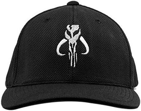 SW Mandalorian Skull везена FlexFit возрасни кул и суво спортска капа