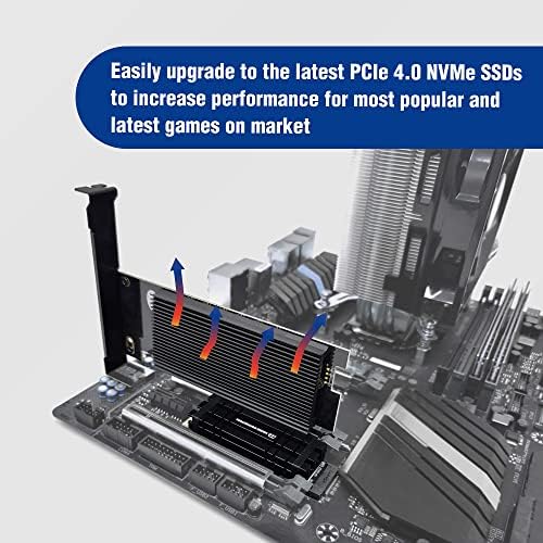 МИКРО КОНЕКТОРИ Конектори M. 2 NVMe SSD PCIe 4.0 Адаптер Со Покриен Ладилник PCIE-M20804HS