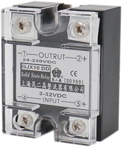 Baomain SSR-10DD 10A сигнал фаза на цврста состојба на реле DC 3-32V DC 24-220V DC до DC