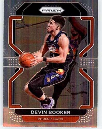 2021-22 Panini Prizm 203 Devin Booker Phoenix Suns Кошарка Официјална трговска картичка на НБА