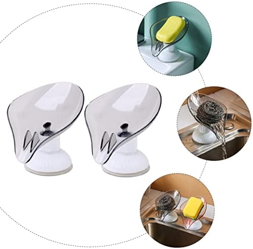 Doitool 4pcs countertop држач за мијалник за мијалник за туширање издржлив облик на лента за складирање на лисја одводнат вода за прскање