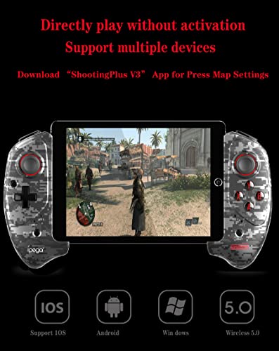 IPEGA-PG-9083A игра џојстик MFI безжичен 5.0 паметен PUBG контролер за мобилни игри што може да се повлече за iOS Android мобилен таблет за паметни телефони /компјутер /PS3