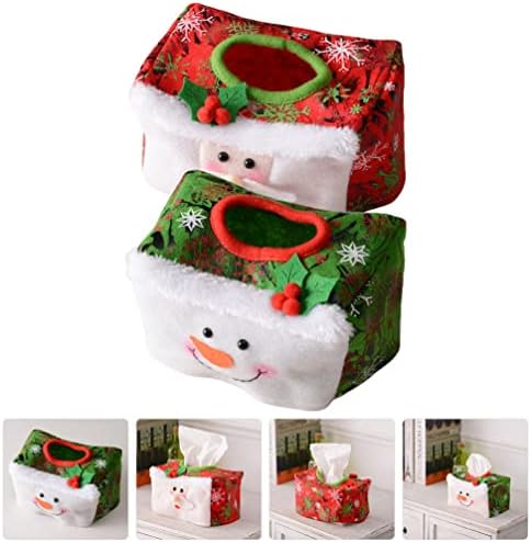 Лиобо 2 парчиња Божиќна Хартиена Кутија Покрива Божиќна Хартиена Кутија Заштитници Капаци Од Хартиена Кутија
