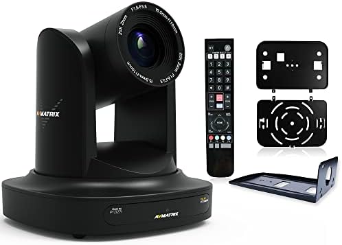 Avmatrix PTZ камера со 20x оптички зум, целосна HD POE стриминг камера 3G-SDI HDMI 1080P 60FPS излез со RS232 RS485 IP стриминг во