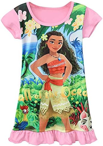 WNQY Мали Девојчиња Принцеза Цртан Филм Печатени Повик Фустан