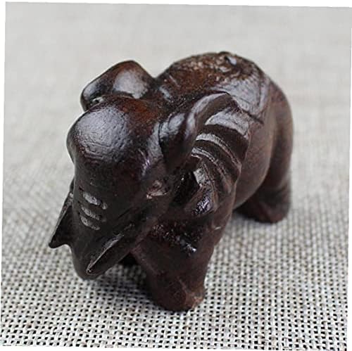 Фроини дрвени слонови украси дрвени резба занаети за животни статуи фигурини додатоци за украси