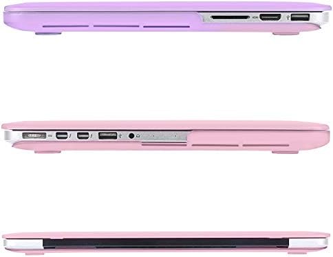 Mosiso компатибилен со MacBook Pro 13 Inch Case 2015 2014 2014 End 2012 A1502 A1425 со ретина дисплеј, заштитен пластичен градиент тврда школка кутија и заштитник на тастатурата и заштитник на ?