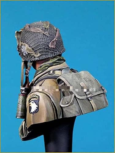 Goodmoel 1/10 WWII US Airborne Spirent Wallier Resin Bust Model / Unassembled and Unpicted Syperier Die Cast Cope / LW-394