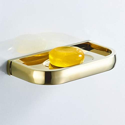 Едноставен држач за сапун за сапун Cabilock Електропласирачки сапун бар за кујнски кујнски кујнски кујнски решетки за складирање на бања - 19,5x8cm