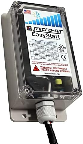 Микро-воздух EasyStart 364 W/Bluetooth, Морски климатик мек старт за RV Air Classer Commerser Edit, Додатоци за приколка за патувања + Бесплатни лесни инсталации за почеток и делови за конек