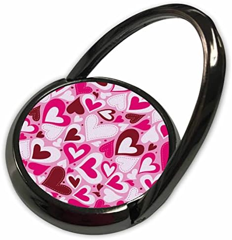 Ден на в Valentубените на в Valentубените - Симпатична црвена, розова и бела облога на срцата - Телефонски прстени