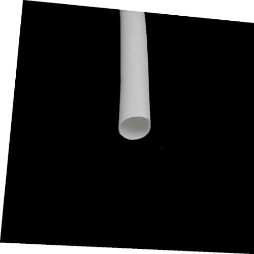 X-DREE 25m Должина 3,5 mm Внатрешна Диа Полиолефин Изолирана Топлина Смалуваат Цевка Жица Завиткајте Бело (25m de lungitud 3,5 mm дијаметро