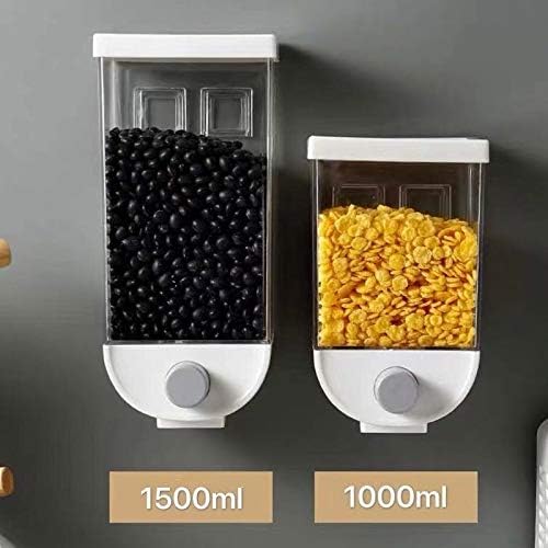 PDGJG жито складирање храна диспензерот ориз кофа кујна кутија за складирање на храна, монтиран резервоар пластичен запечатен сад