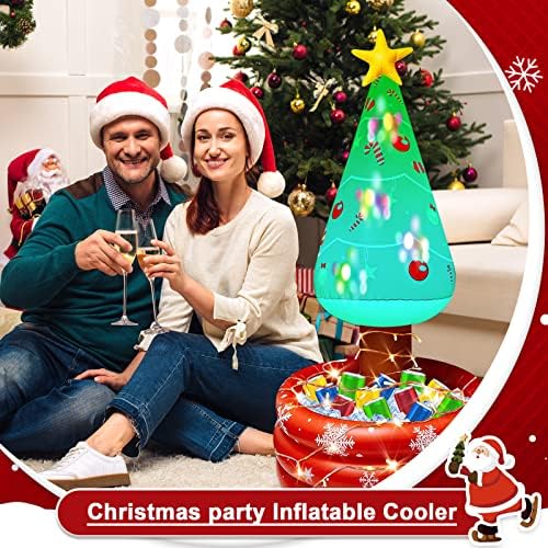 Надувување на елка за елки за елки за елка за надувување на пијалоци за надувување на надувување за Божиќна забава за Божиќ, со украси