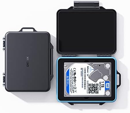 iDsonix Преносни Хард Диск Случај за 2.5 Инчен HDD/SSD, Хард Диск носење заштитна кутија за Складирање, Силиконски Хард Диск Капак