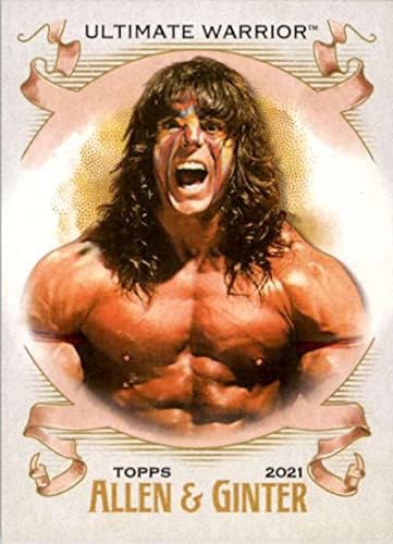 2021 Топс наследство WWE Ален и Гинтер AG-28 Ultimate Warrior Wrestling Trading Card