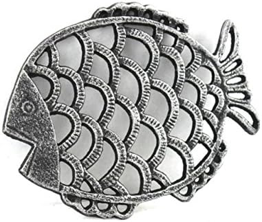 Леано железо Биг риба тривер 8 инчи - морско декорација - крајбрежно живеење
