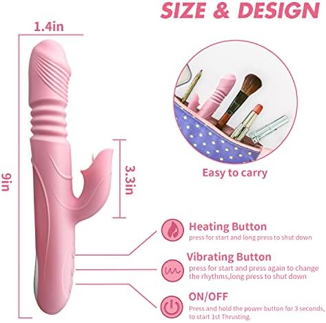 G-spot vibrator со тиклер, двојни мотори за полнење силиконски стимулатор со 7 режими на вибрации водоотпорни сексуални играчки за