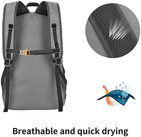Зорон 30L пешачење дневен пакет, отпорен на вода лесен пакуван ранец за преклопување за патување во кампување на отворено