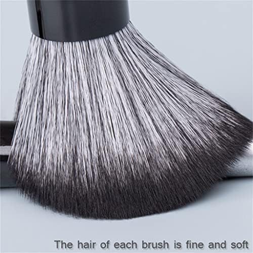 Козметичка четка SDGH-црна сребрена серија за коса меки четки-бегнер и професионална алатка за убавина, правејќи пенкало