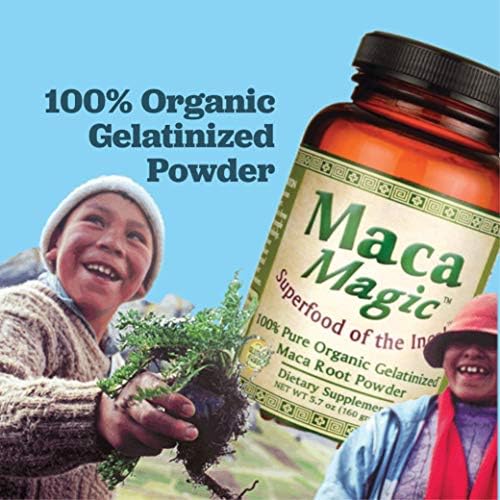 Мака Магија: Органски Желатинизиран Прав Перуанска Суперхрана Со Врвен Спектар-Мешавина Од Црна Мака, Црвена Мака, Виолетова Мака И Жолта