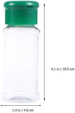 Хемотон 30 парчиња пластични зачини со шишиња 3. 5 мл/ 100мл празни контејнери за зачини со капа за кондимент сол пипер во прав