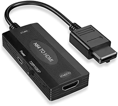 Sartyee N64 До HDMI Конвертор Адаптер, HDMI Кабел За N64 1080p Видео И Аудио Во Целосна Дигитална Hdmi, Поддршка 16:9 и 4:3 Конвертирај,