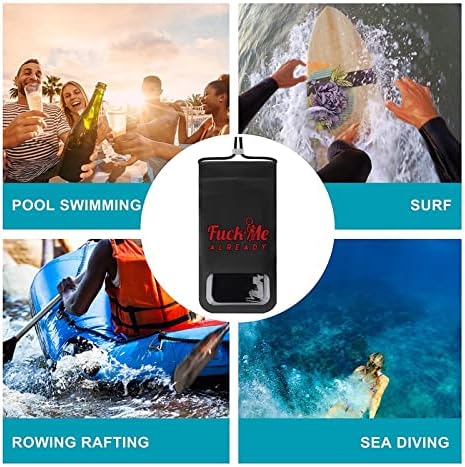 Fun ме Веќе Водоотпорна Торбичка Мобилен Телефон Сува Торба Додатоци За Плажа За Пливање Нуркање Пловење Риболов
