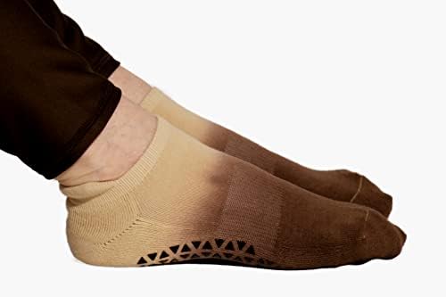 Основи На баре Омбре-Класични Чорапи Со Низок Пораст За Жени - Чорапи Што Не Се Лизгаат-Обични Чорапи За Држење На Прстите-Совршени За Јога,