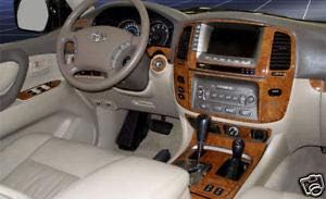 Комплет за внатрешни работи на Toyota Land Cruiser Burl Wood Dash Set 2003 2004 2005 2006 2007 година