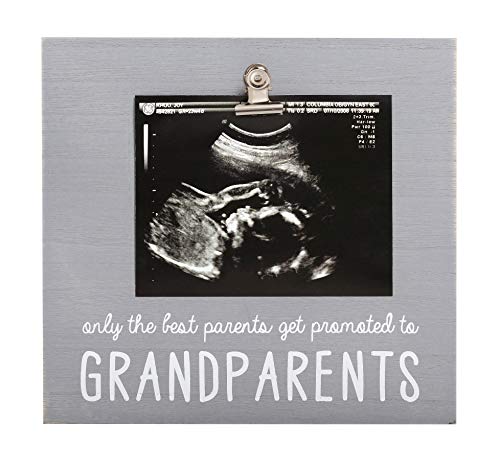 Pearhead Sonogram Photo Frame за баби и дедовци, баба и дедо бебе за бебиња, рамка за слика, објава за бременост, први Божиќни подароци на бебето, подароци за празници, подароци за