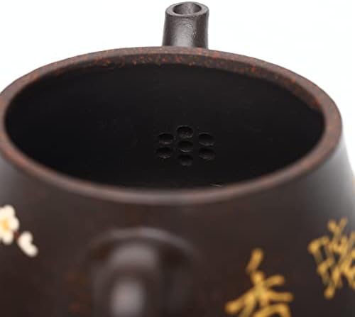 Siline Zisha чај тенџере, кинески оригинален глинен глина рачно изработен чајник 6,9 мл/205цц, пијалак кунг фу, лабав производител на чај од