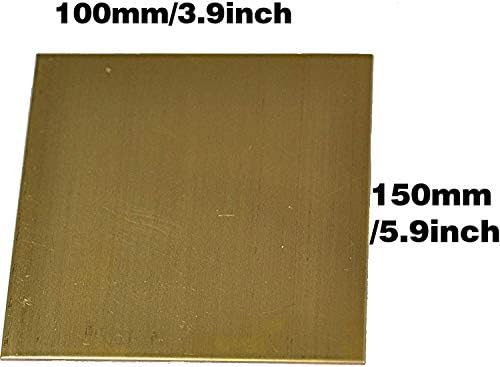 Nianxinn метал тенок лист фолија плоча бакарна метална плоча со фолија 2 mmx 100 x 150 mm исечени чаршафи со бакарни метални плочи