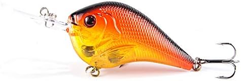 1 парчиња животен риболов мамки 9,5 см 11гр куки риба Волблер се справи со вештачки јапонски јапонски тврд мамка за пливање трол - трол - трол - трол - Трол -
