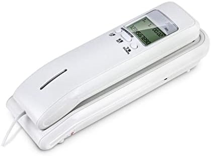 SDFGH CORDED телефон со двоен LCD дисплеј, ID на повикувач, двојни системи, прилагодлив wallиден телефон за волумен на ринг -тон за дома