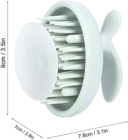 Водоотпорен водоотпорен туш за туширање со меки влакната, шампон за масажер со скалп за раст на косата, отстранување на првут
