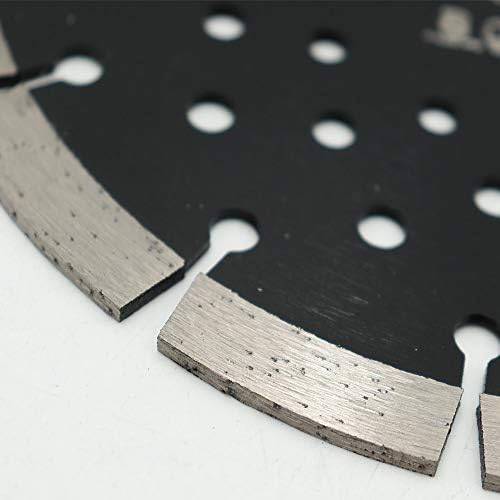Shdiatool 7 инчи дијамантски лопати за бетонски камен -тули блок asonидарски суво влажно сегментиран диск за сечење тркала за мелница